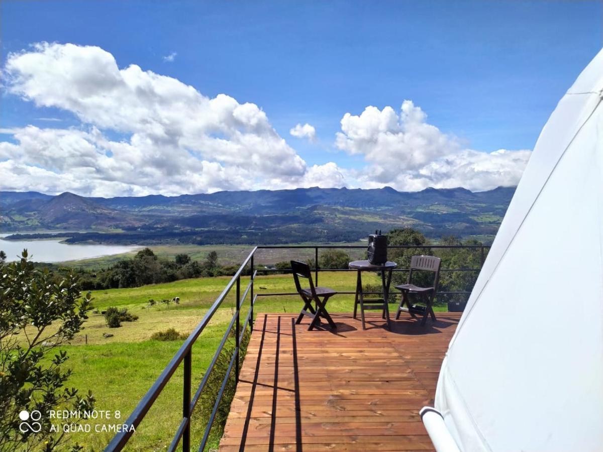 Glamping Hermoso Amanecer Guatavita Exterior photo